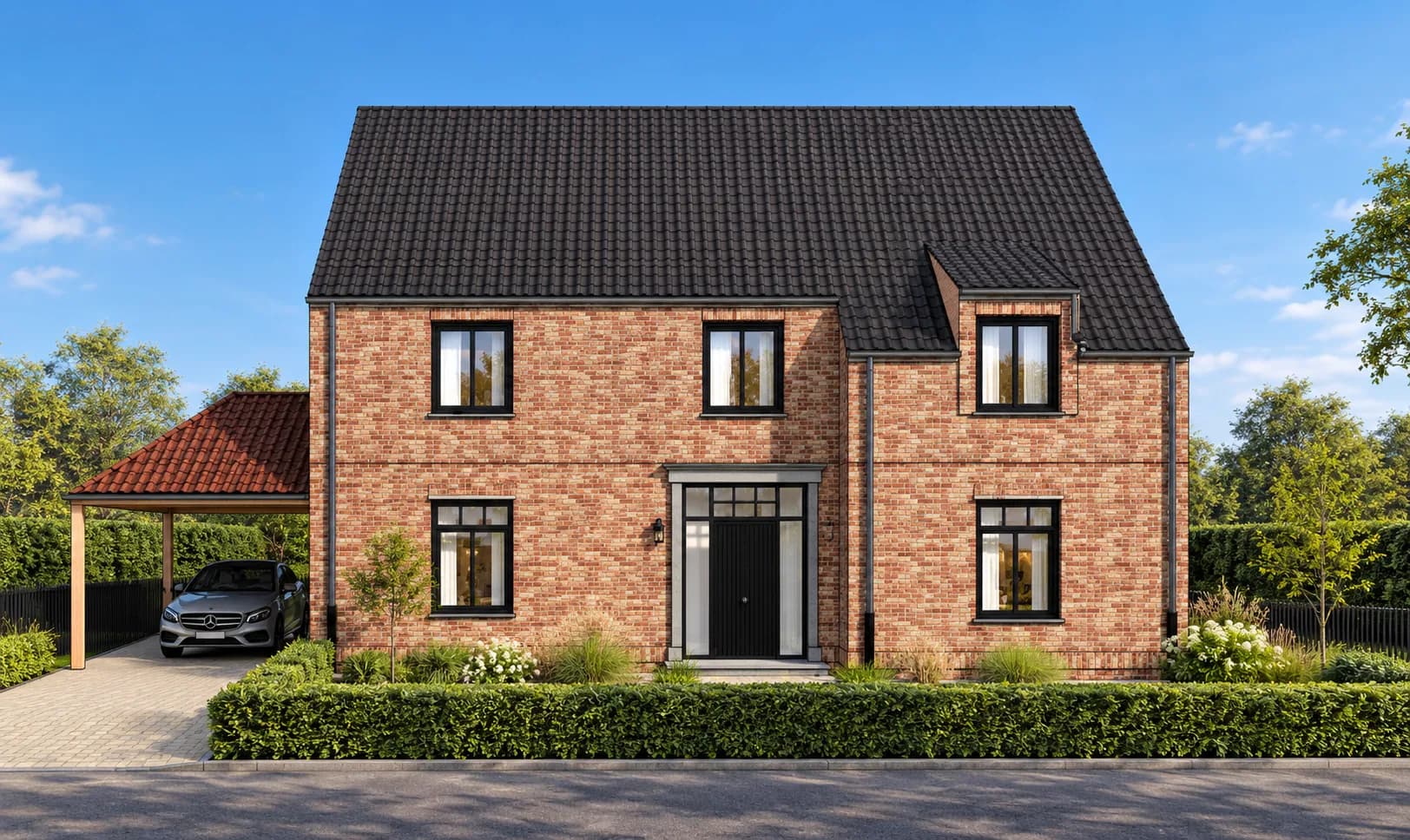 Twee landelijke woningen in Wichelen, Vennenstraat 1 & 3