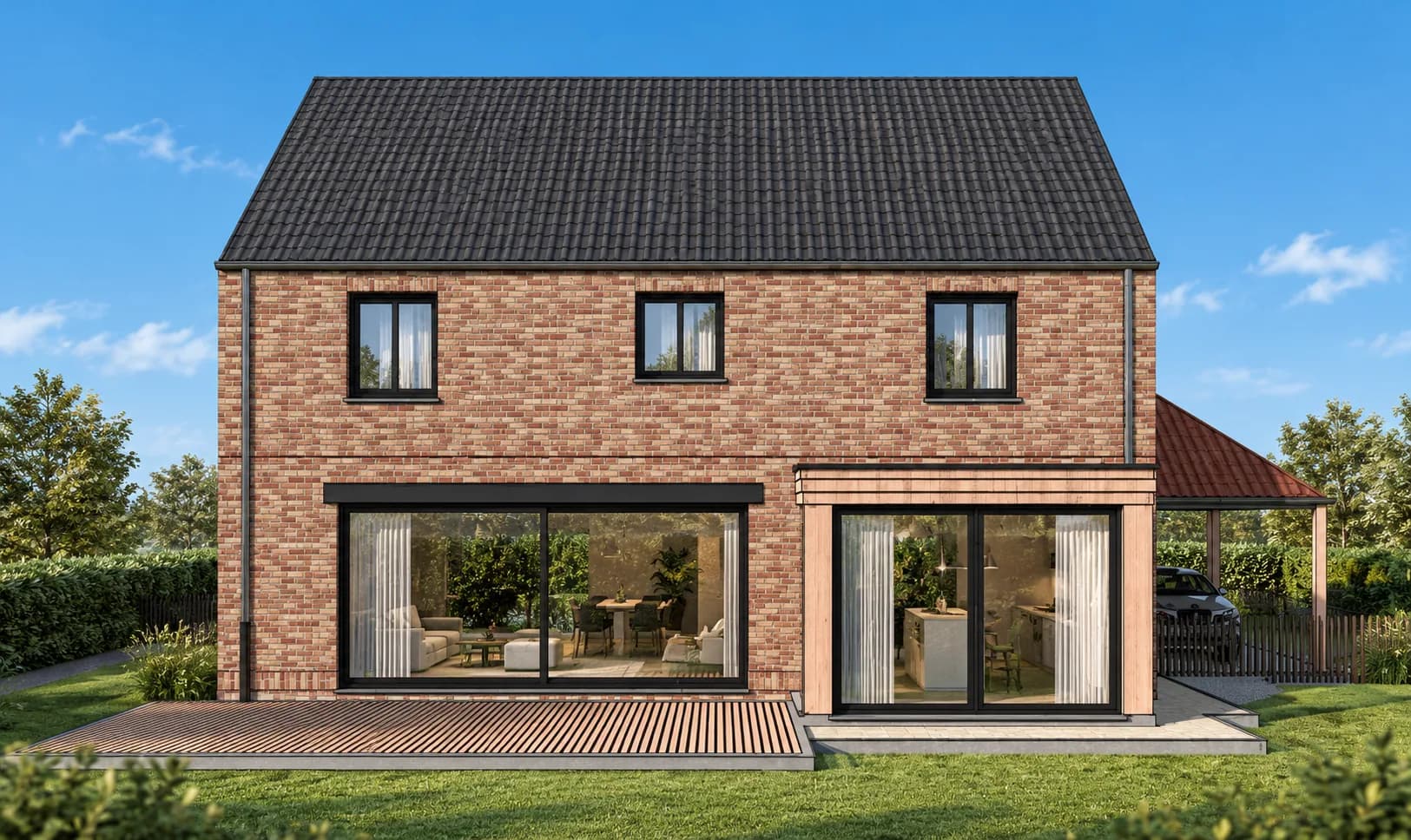 Twee landelijke woningen in Wichelen, woning 2, beeld 3